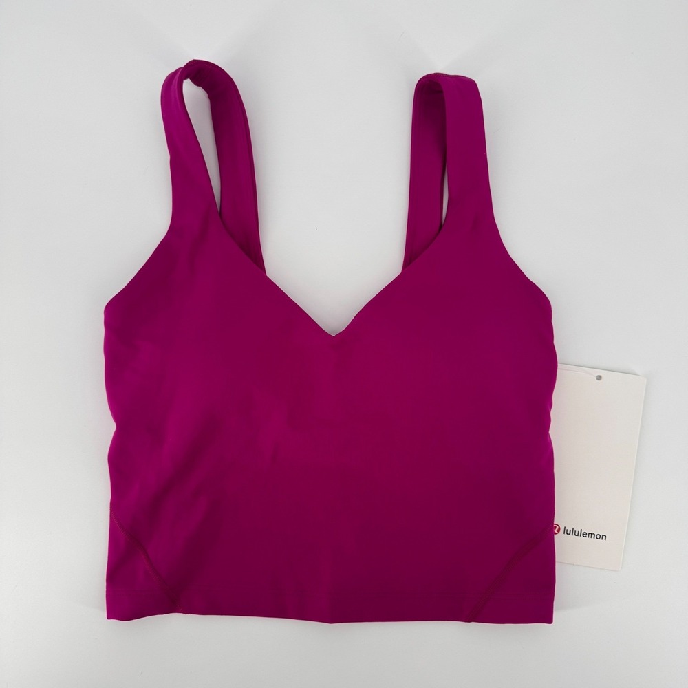 Lululemon Align Tank Top Ripened Raspberry Pink Size 0 Nulu LW1DUDS RIPR NEW